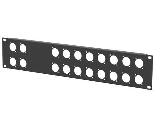 Santosom HARDWARE Rack Panel 2U, 20 D-Size (4+16)