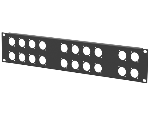 Santosom HARDWARE  Rack Panel 2U, 20 D-Size (8+8+4)
