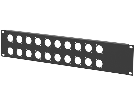 Santosom HARDWARE Rack Panel 2U, 20 D-Size