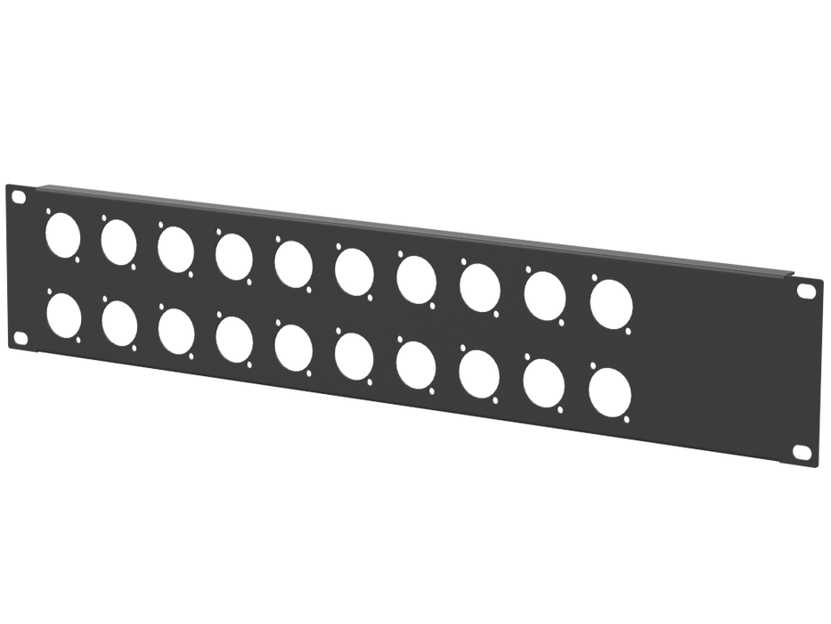 Santosom HARDWARE Rack Panel 2U, 20 D-Size