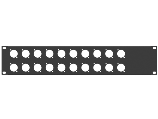 Santosom HARDWARE Rack Panel 2U, 20 D-Size