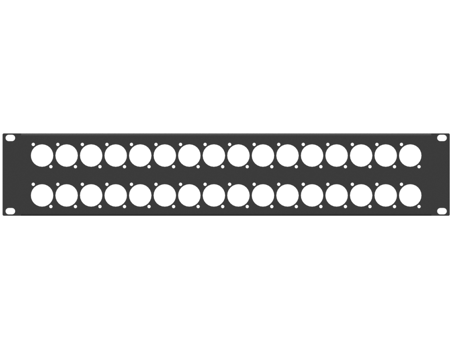 Santosom HARDWARE Rack Panel 2U, 32 D-Size