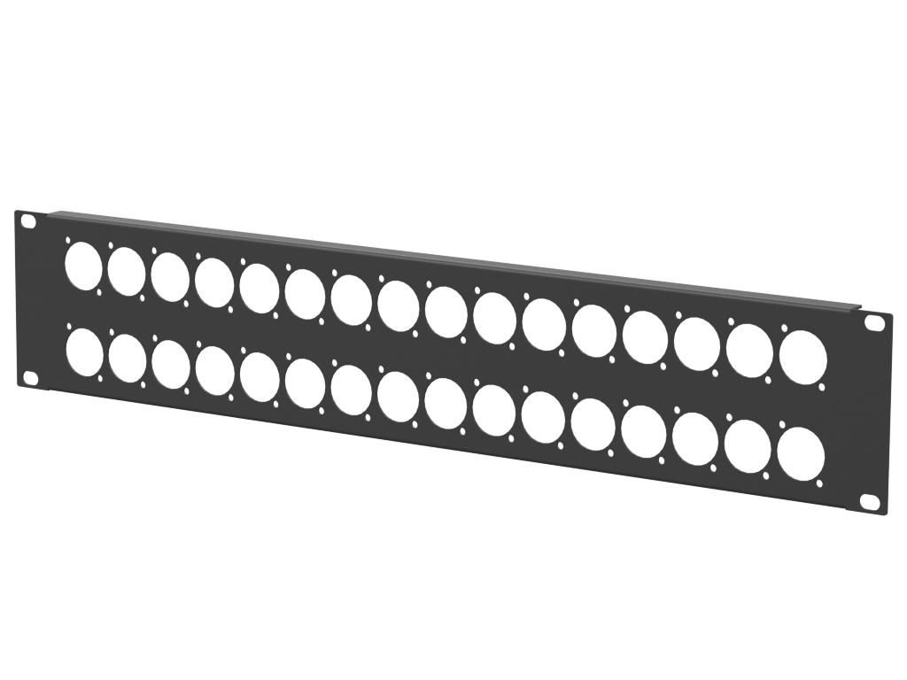 Santosom HARDWARE Rack Panel 2U, 32 D-Size