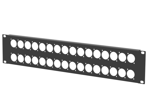 Santosom HARDWARE Rack Panel 2U, 32 D-Size