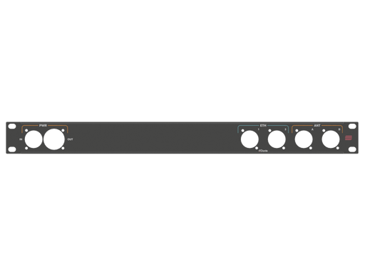 Santosom HARDWARE Rack panel 1U, printed, (ETH, BNC)