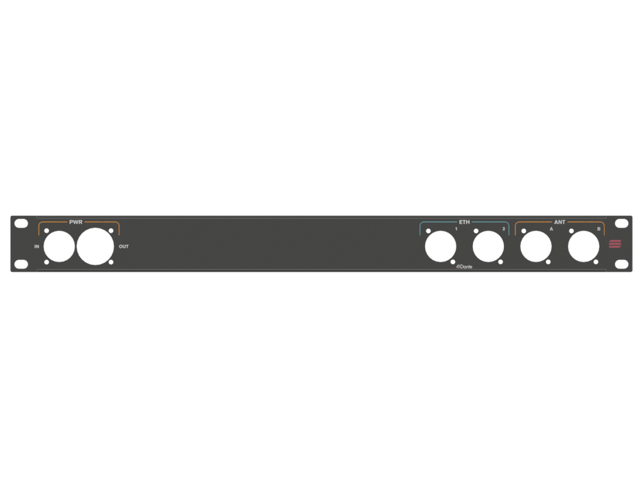 Santosom HARDWARE Rack panel 1U, printed, (ETH, BNC)