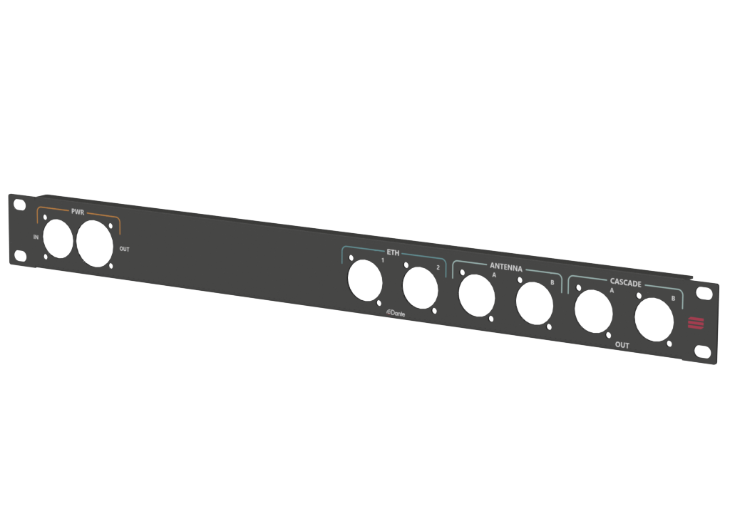 Santosom HARDWARE Rack panel 1U, printed, (ETH, BNC)