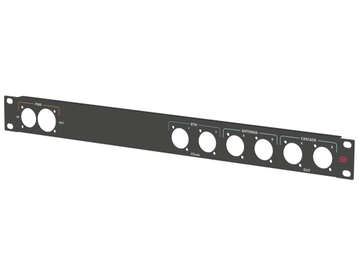 Santosom HARDWARE Rack panel 1U, printed, (ETH, BNC)