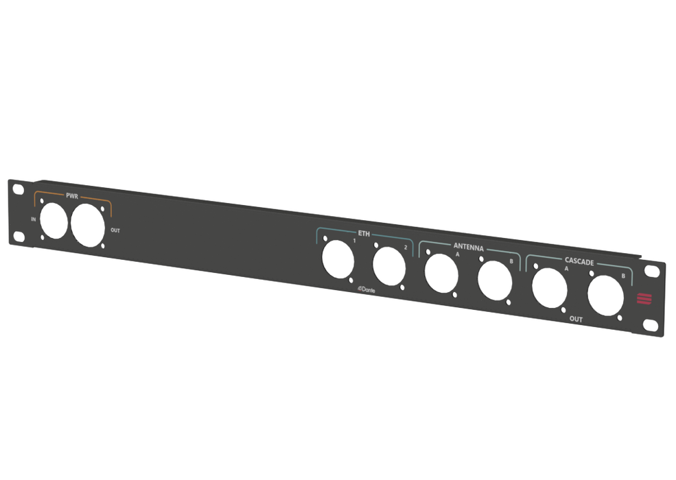 Santosom HARDWARE Rack panel 1U, printed, (ETH, BNC)