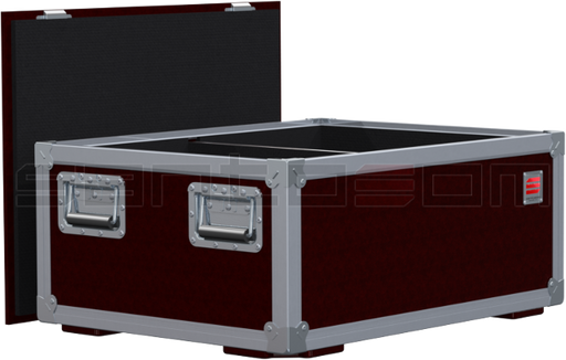 Santosom   Flight Case X-Box, 2x Showtec Atmos 2000