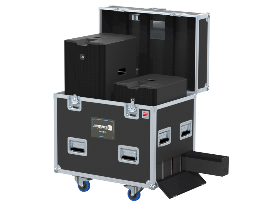 SANTOSOM Cabinet  Flight case PRO, 2x LD System Maui® 28G3