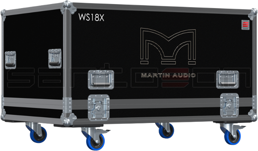 Santosom Backline Flight Case PRO, 2x Martin Audio WS18X