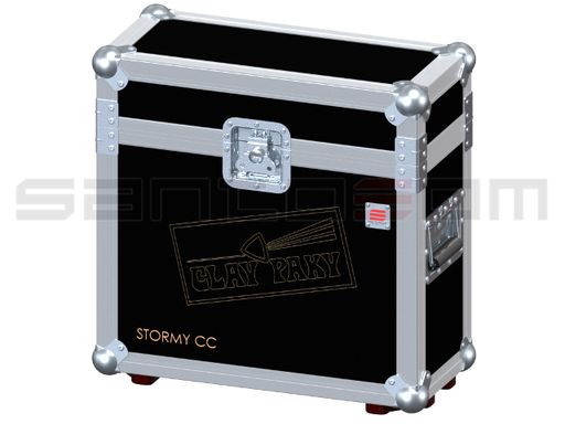 Santosom   Flight case, Clay Paky Stormy CC