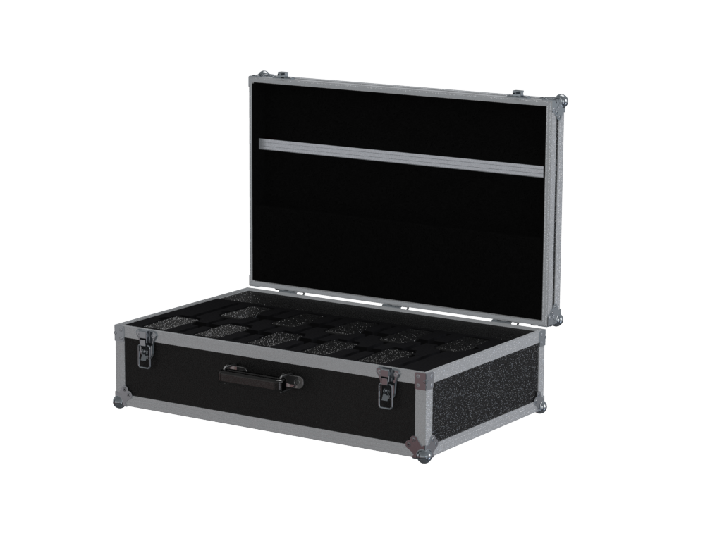 Santosom   Flight case PRO, 10x Portable Radio RP4